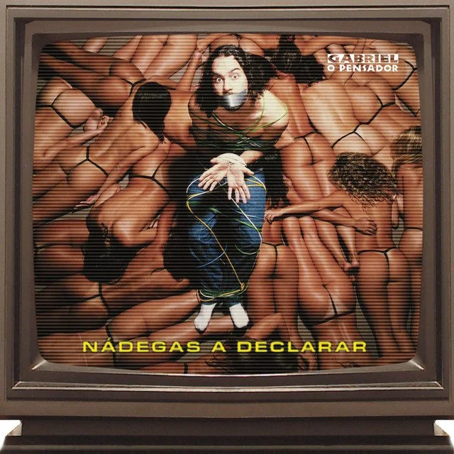 Capa do disco Nádegas a Declarar, de Gabriel o Pensador.