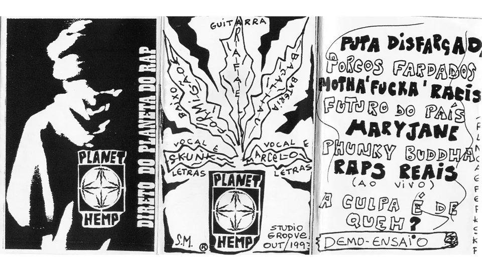 Capa do disco Direto do Planeta do Rap, de Planet Hemp.
