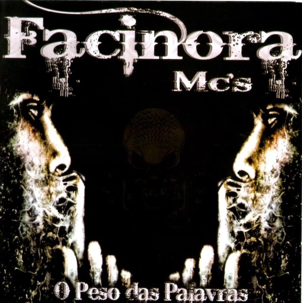 Capa do disco O Peso das Palavras, de Facínora MC's.